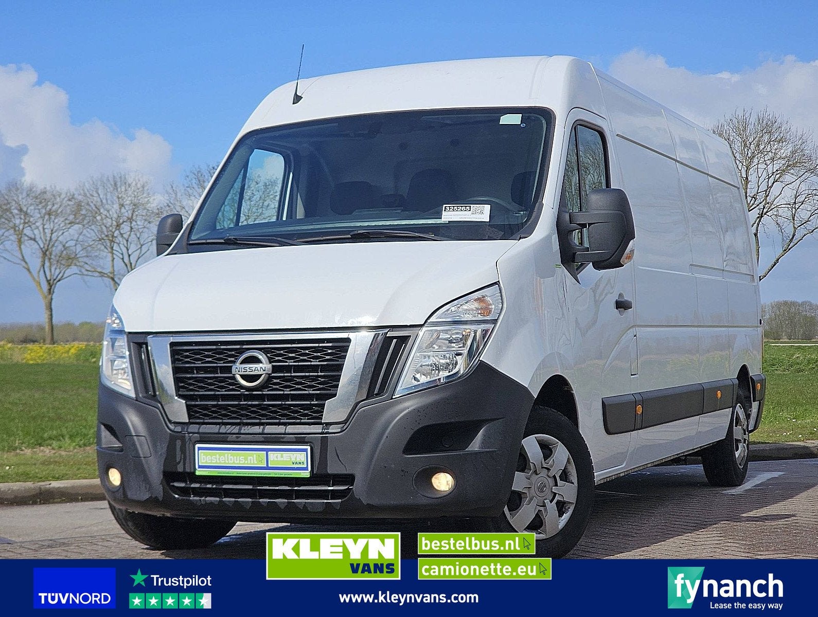 NISSAN INTERSTAR 2.3 ac laadklep euro6, Auto's, 136 pk, Gebruikt, Euro 6, Wit
