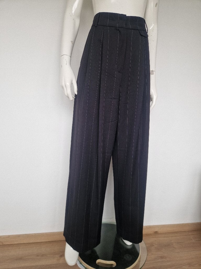 Joline Jolink MEET luxe wollen pantalon. Maat M, Nijmegen, Zwart, Verhip-vintage.nl, Nieuw