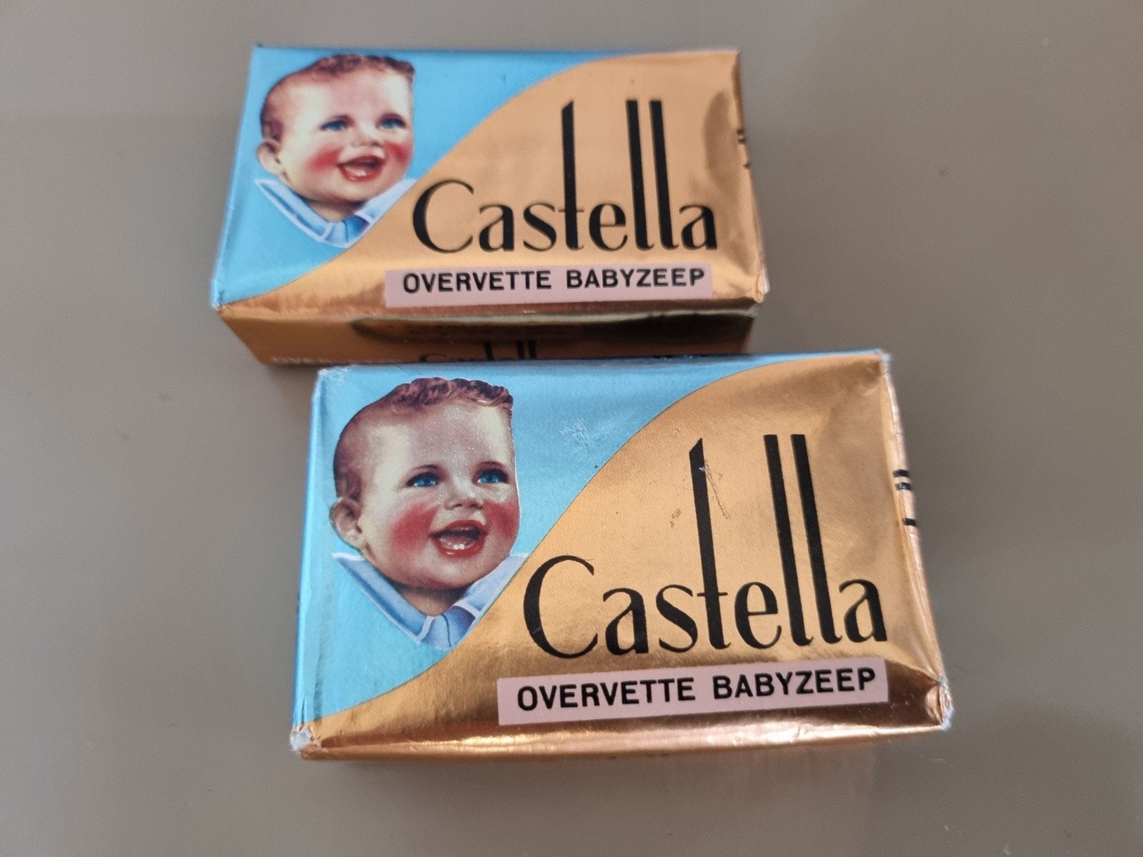 Retro vintage Castella overvette baby zeep babyzeep, Verzamelen, Ophalen of Verzenden, Nieuw