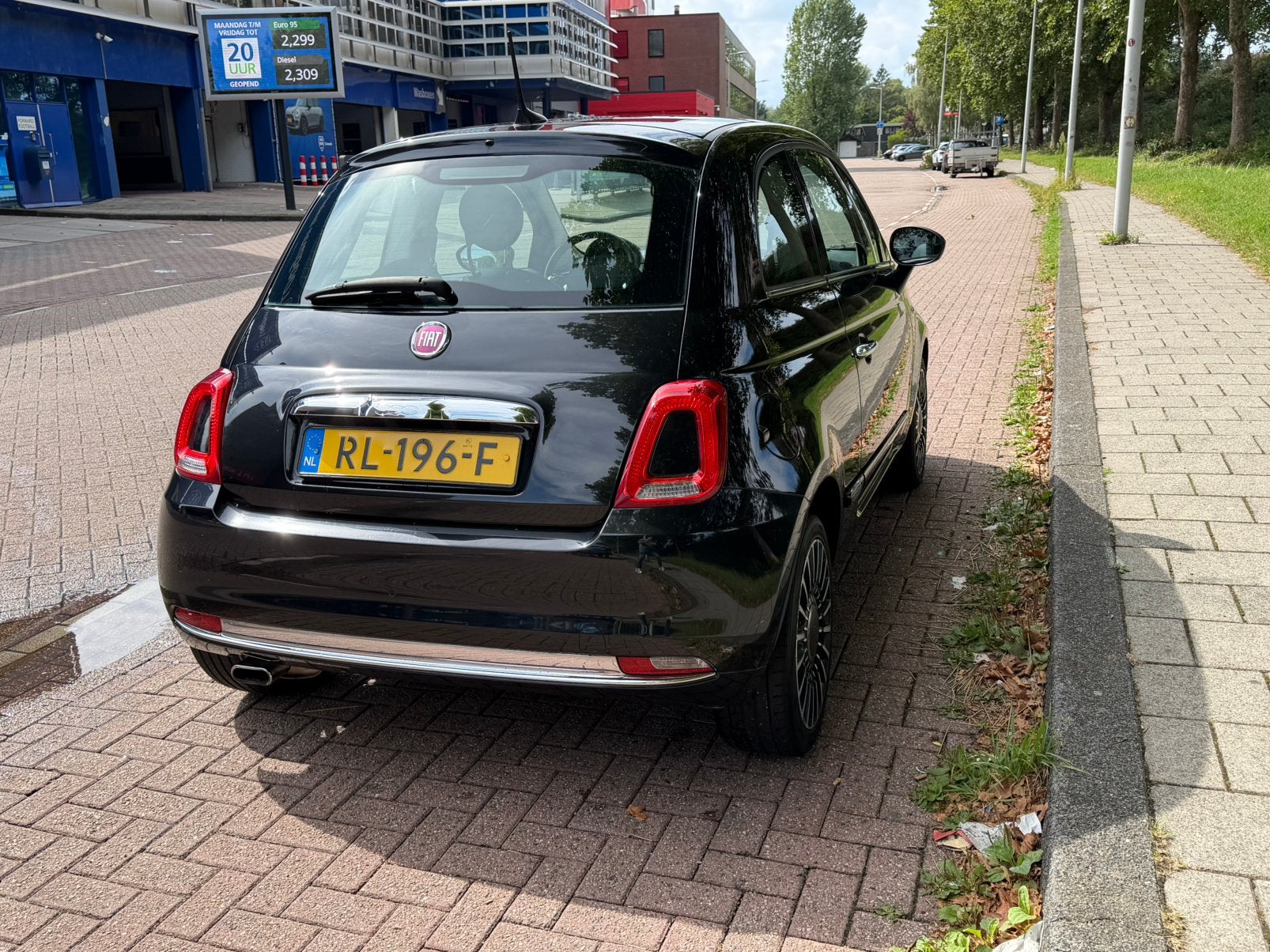 Fiat 500 1.2 Lounge prachtige staat!, Voorwielaandrijving, Stof, Multifunctioneel stuurwiel, 1242 cc
