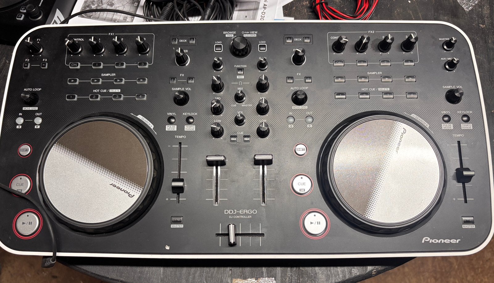 Pioneer DDJ- Ergo DJ controller, Muziek en Instrumenten, Dj-sets en Draaitafels, Ophalen of Verzenden, Zo goed als nieuw, Pioneer