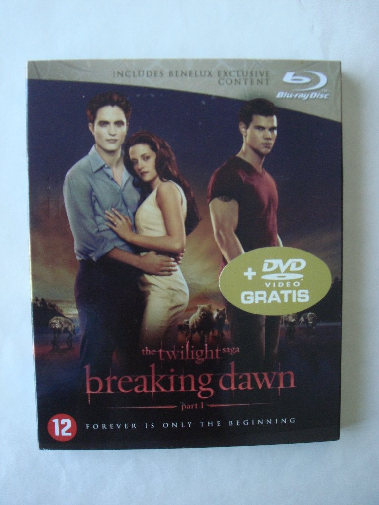 The Twilight saga Breaking dawn part 1 Blu-Ray + DVD, Vanaf 12 jaar, Ophalen of Verzenden, Zo goed als nieuw, Actiethriller