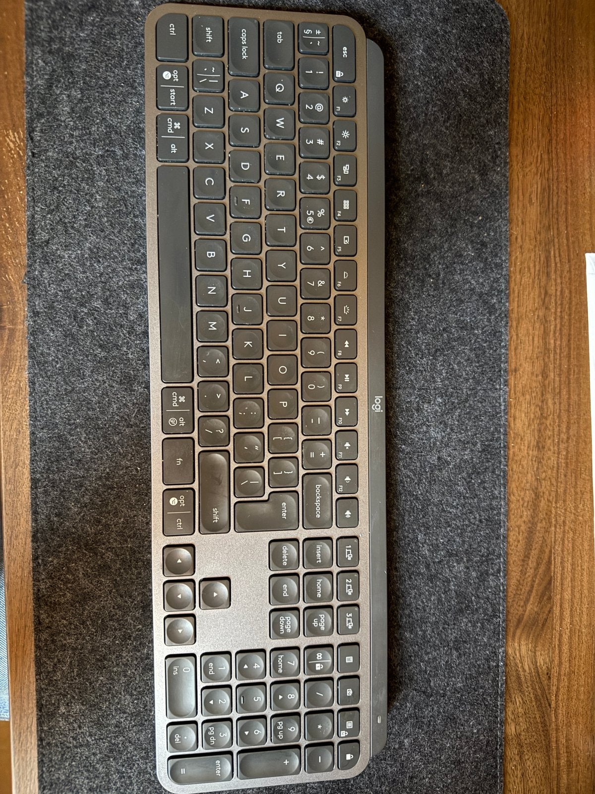 Logitech MX Keys Draadloos Toetsenbord - QWERTY, Computers en Software, Toetsenborden, Gebruikt, Multimediatoetsen, Ophalen of Verzenden