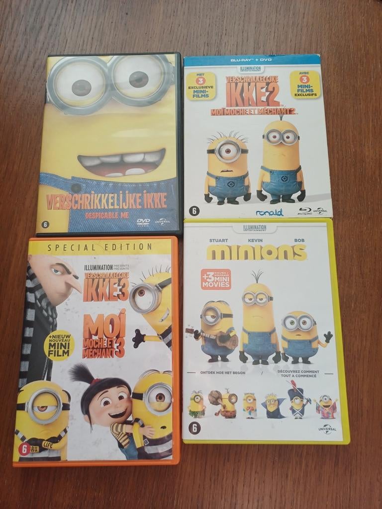 Dvd's Verschrikkelijke Ikke en Minions, Alle leeftijden, Ophalen of Verzenden, Gebruikt