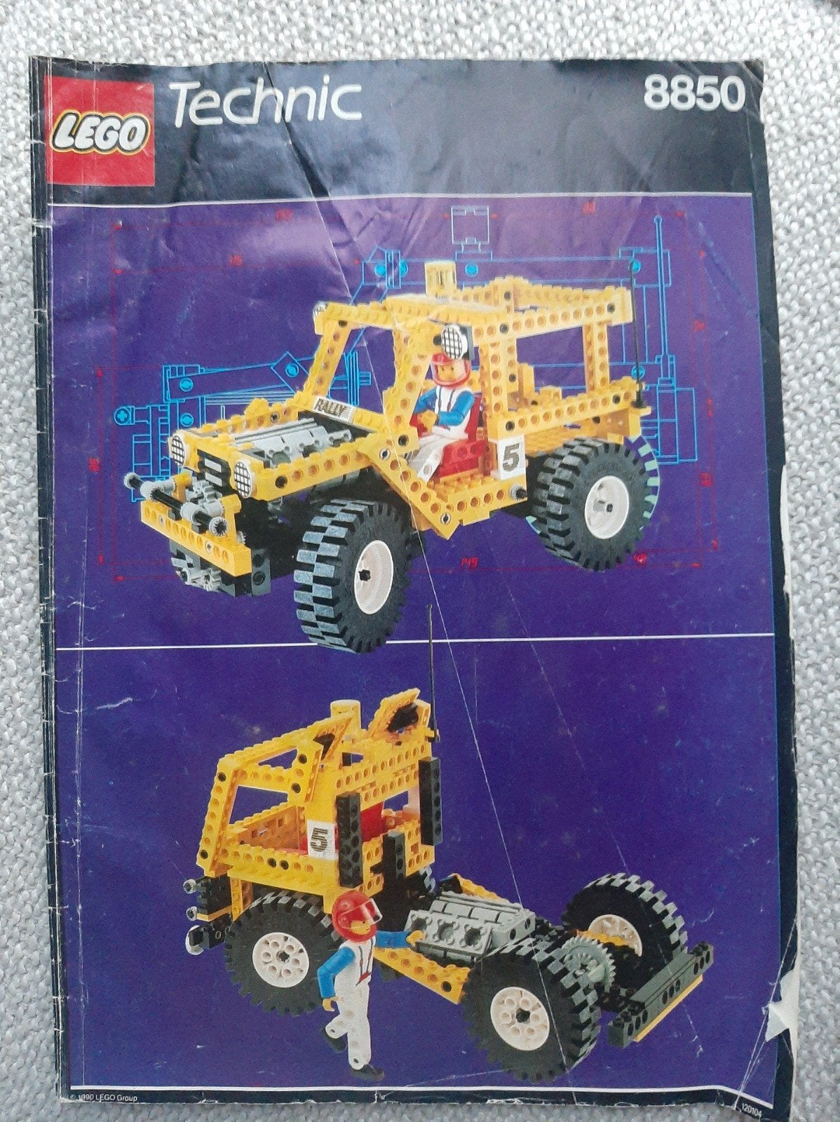 Bouwvoorbeelden 8022 8620 8810 8825 8835 8837 8850 8854 8064, Gebruikt, Lego, Overige typen, Ophalen of Verzenden