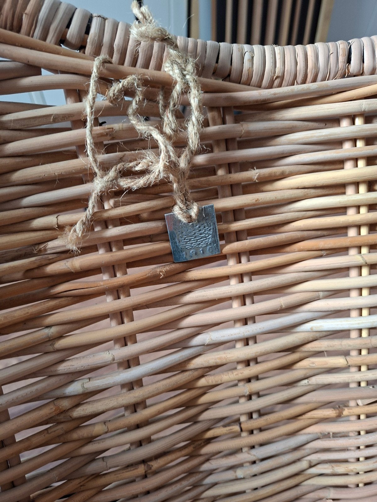 Rotan vlinderstoel met bijpassende kruk, Ophalen, Zo goed als nieuw, Overige materialen