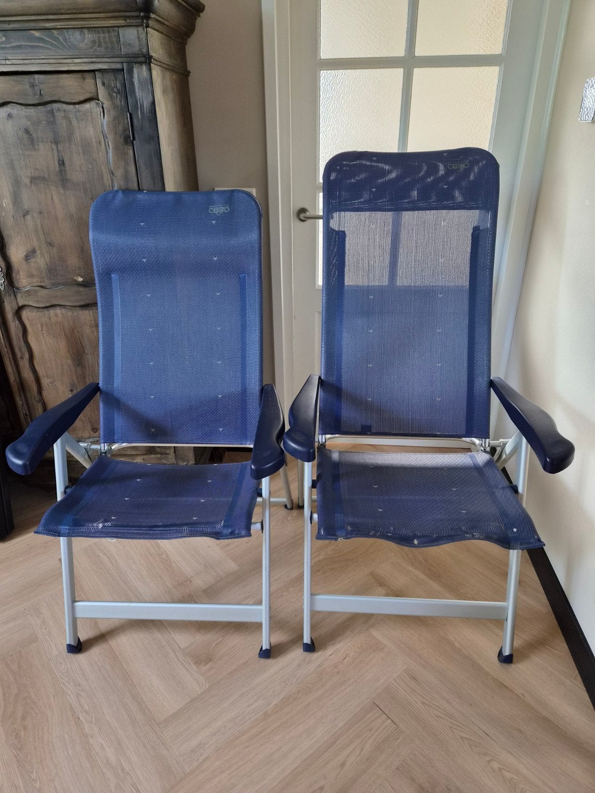 Crespo campingstoelen 4x, Ophalen, Gebruikt, Campingstoel