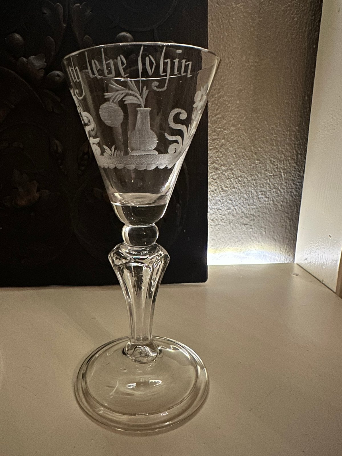18e eeuws glas., Ophalen of Verzenden