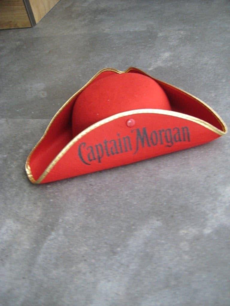 Captain Morgan driesteek piraten hoed, Hoed, Ophalen of Verzenden, Captain Morgan, 58 of 59 cm (L, 7¼ of ⅜ inch)