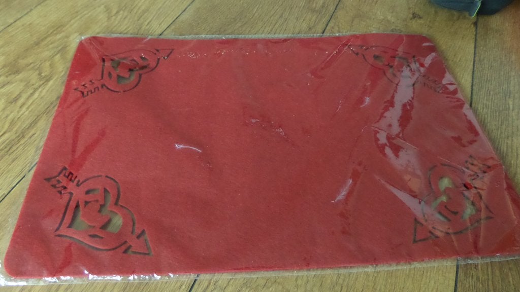 placemat, hartkussen, muziekhond voor bruiloft of valentijn, Ophalen of Verzenden, Nieuw, Versiering, Geboorte of Huwelijk