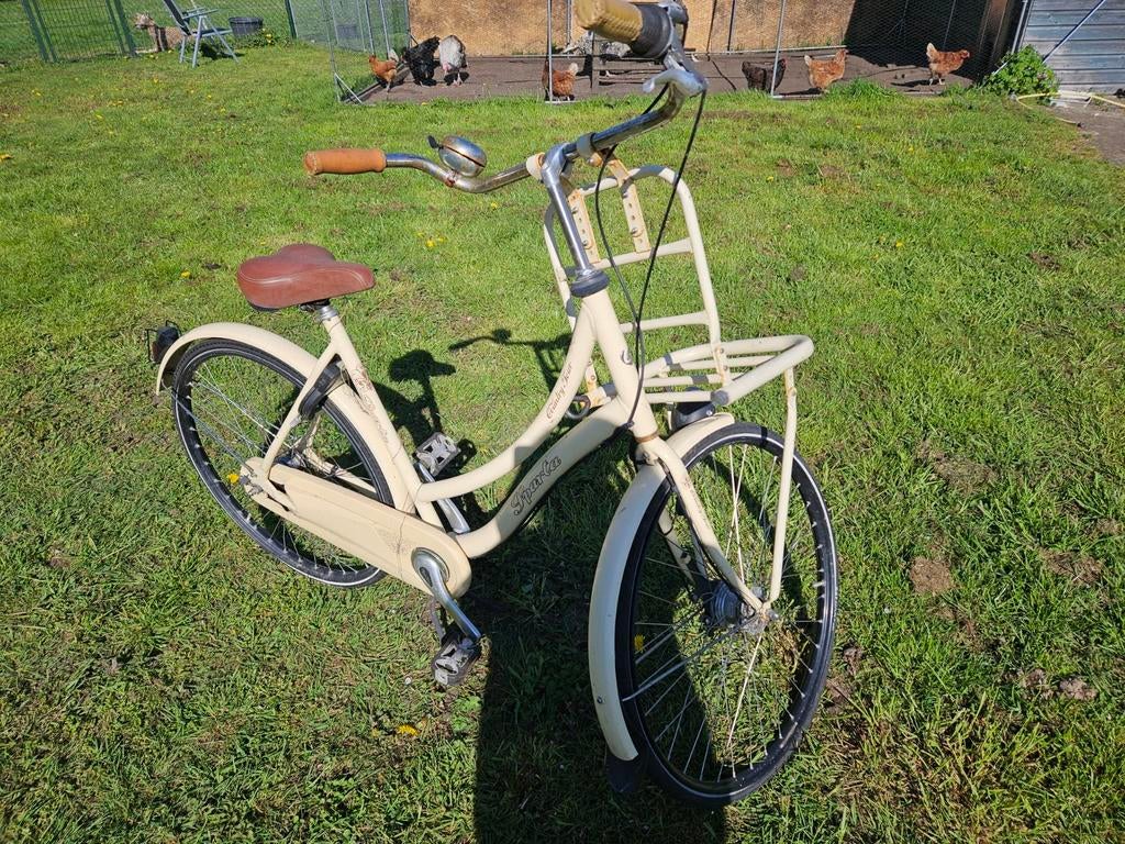 Sparta transportfiets dames - Crème, Sparta, Velgrem, Versnellingen, Ophalen of Verzenden