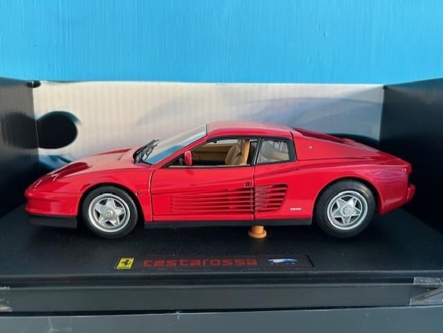 FERRARI TESTAROSSA 1:18 HOT WHEELS ELITE, Ophalen of Verzenden, Zo goed als nieuw, Auto, Hot Wheels