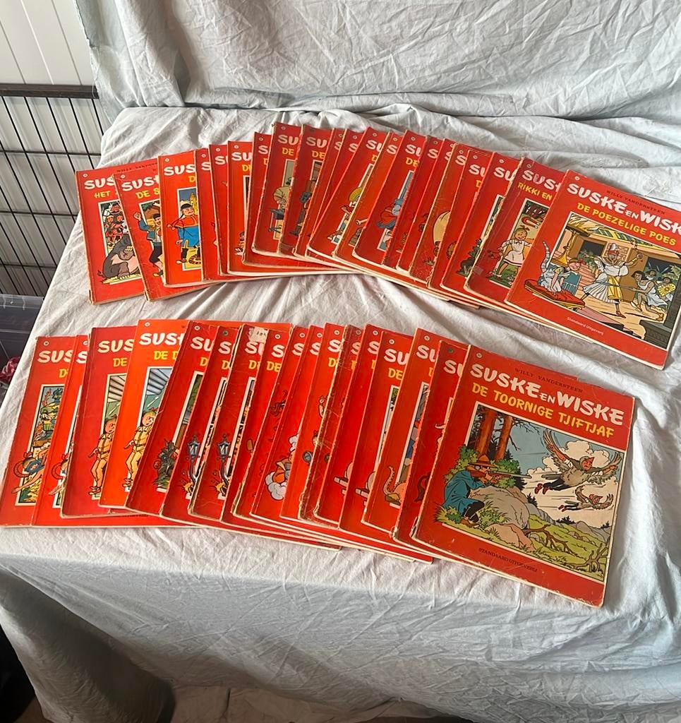 Suske en Wiske 101 t/m 155, Meerdere stripboeken, Ophalen, Gelezen