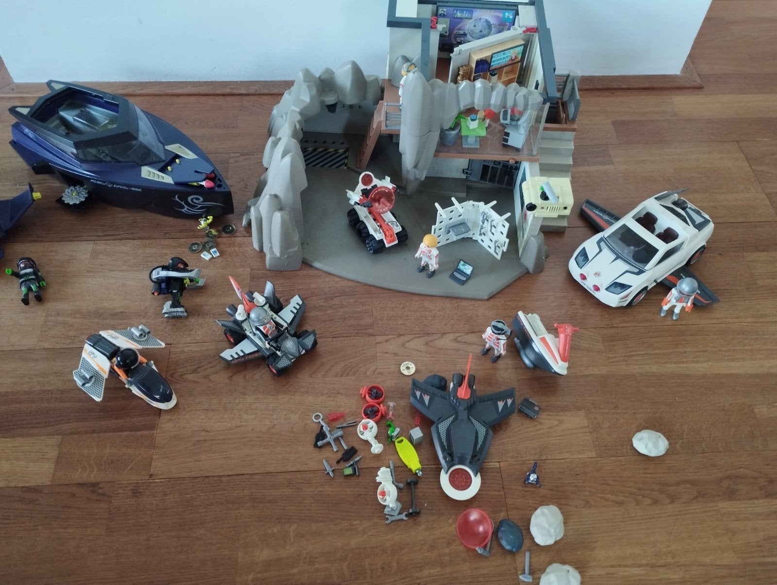 Playmobil 4875 Top Agents hoofdkwartier met vele uitbreiding, Ophalen, Zo goed als nieuw, Complete set