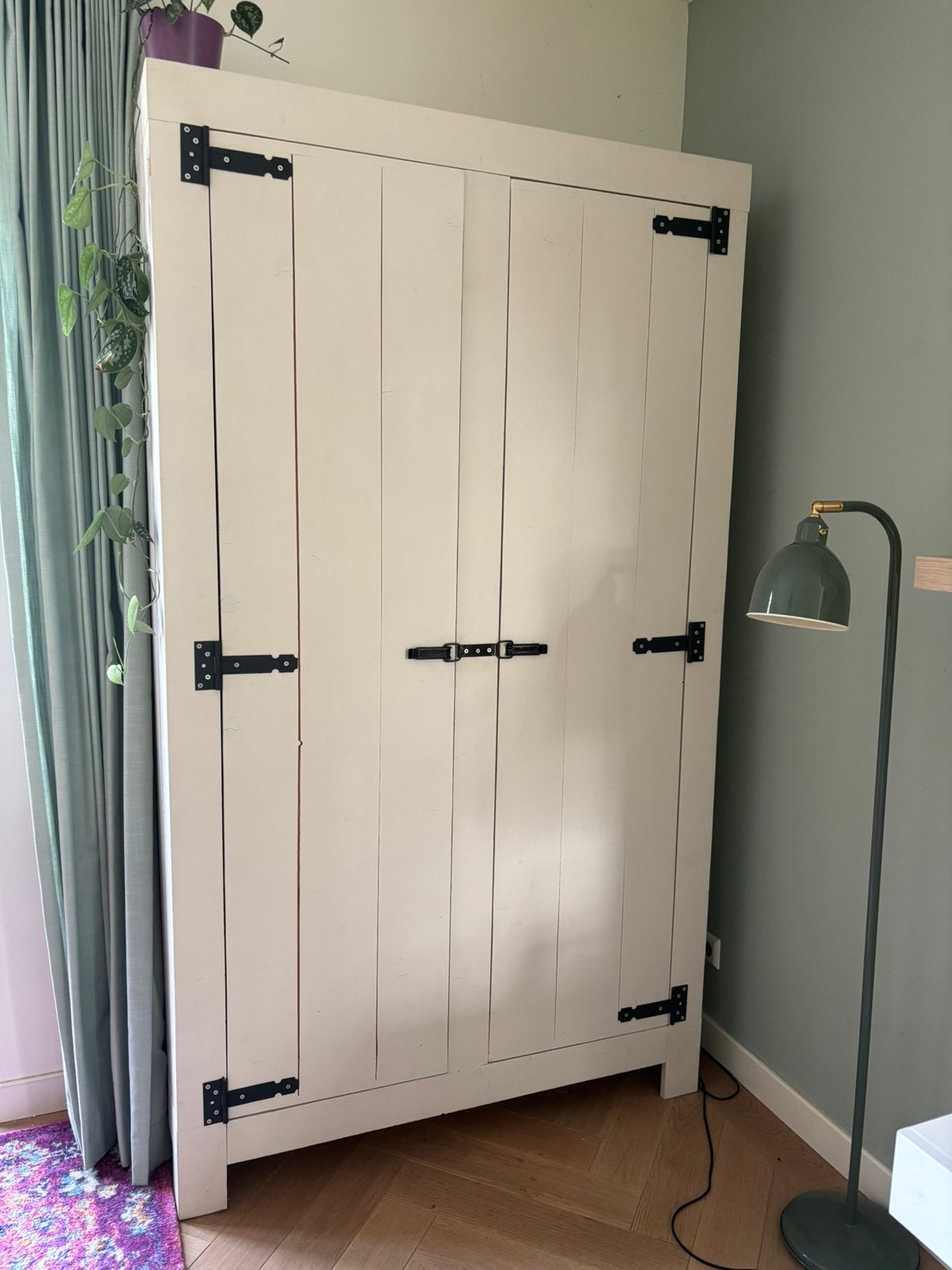 Sloophouten kast wit, Huis en Inrichting, Kasten | Overige, Ophalen, Gebruikt