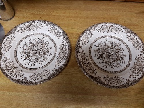 ironstone staffortshire borden 2 x, Huis en Inrichting, Keuken | Servies, Ophalen of Verzenden, 'T Olde Gre-j, Info@toldegrej.nl