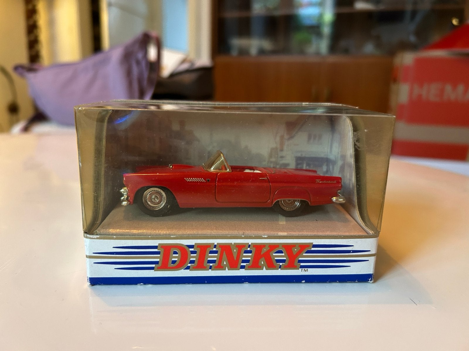 Matchbox Dinky DY-31 1955 Ford Thunderbird Schaalmodel, Ophalen of Verzenden, Zo goed als nieuw, Auto, Matchbox