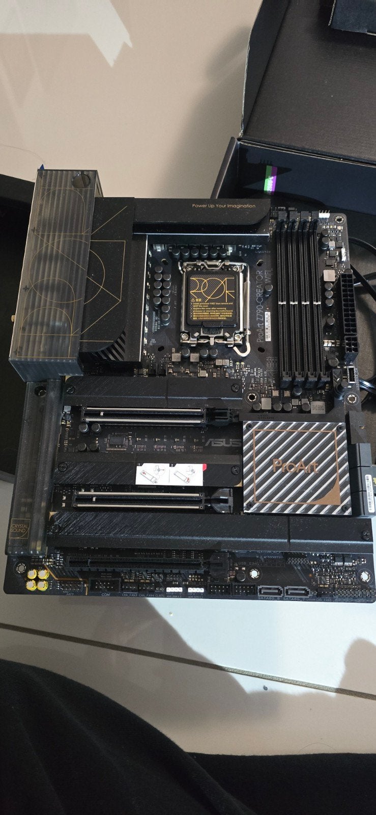 ASUS Z790 ProArt Creator Moederbord (incl. doos en factuur), Computers en Software, LGA 1700, Ophalen of Verzenden, Zo goed als nieuw