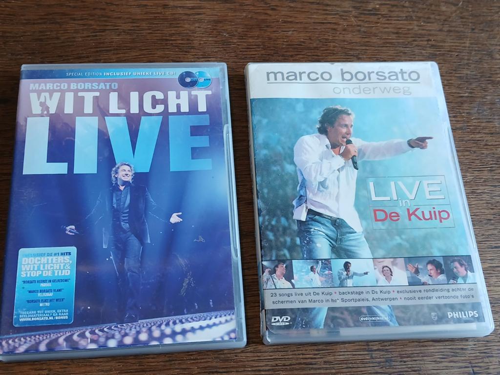 MARCO BORSATO D.V.D'S MET VEEL EXTRA'S. ALS NIEUW.., Alle leeftijden, Ophalen of Verzenden, Zo goed als nieuw, Muziek en Concerten