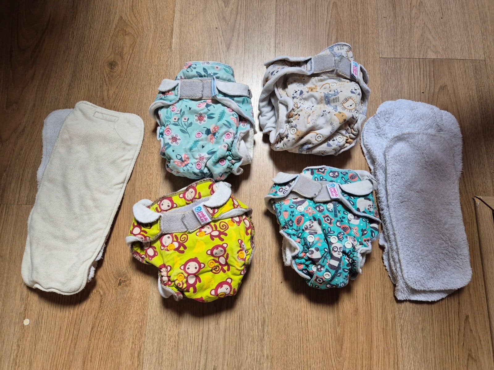 4 voorgevormde Wasbare luiers voor de nacht, Ophalen of Verzenden, Jongetje of Meisje