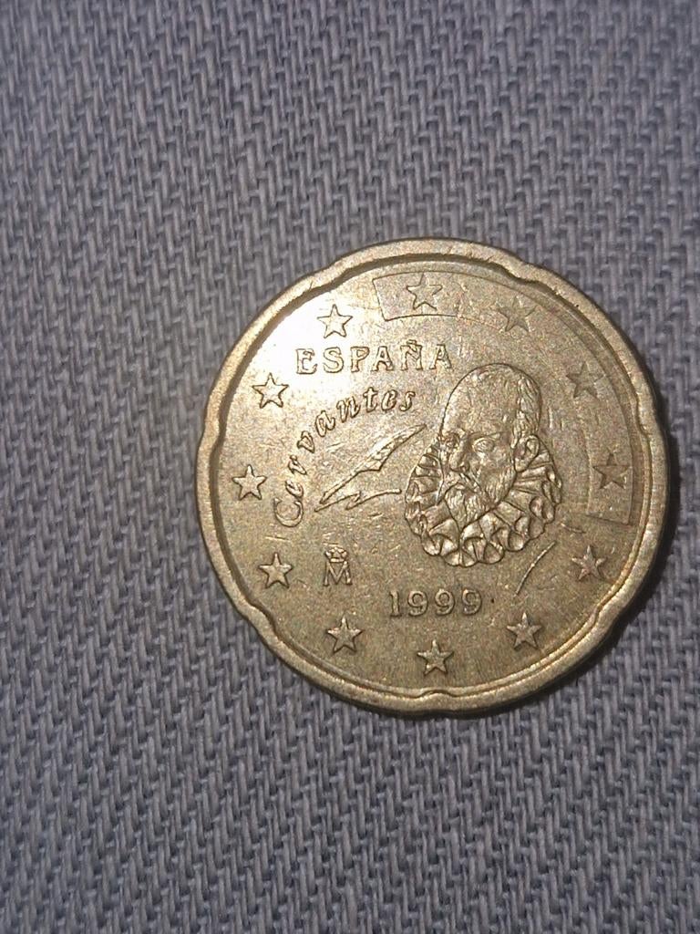 Zeldzame 20 eurocent 1999 Spanje, Postzegels en Munten, Munten | Europa | Euromunten, Ophalen, Spanje, 20 cent