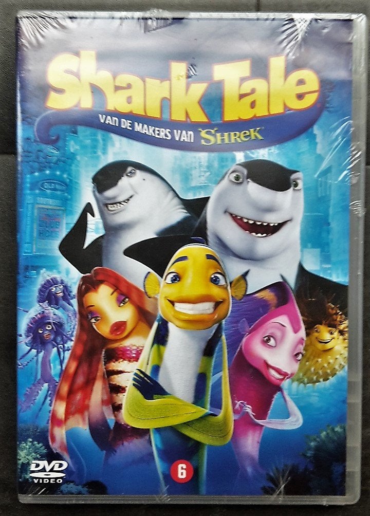 DVD - Shark Tale - Dreamworks Animatie Film (Nieuw), Avontuur, Ophalen of Verzenden, Vanaf 6 jaar, Nieuw in verpakking