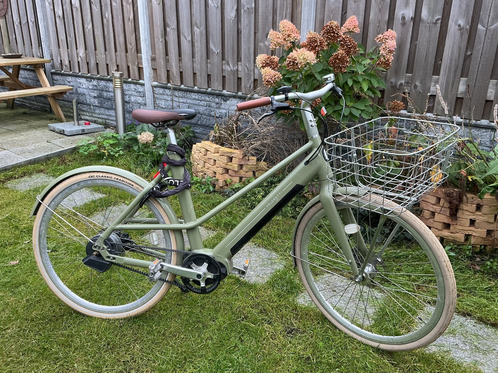 Veloretti Electric Ivy E-bike - Desert Moss 2021, Fietsen en Brommers, Ophalen, Gebruikt, Veloretti, 51 tot 55 cm