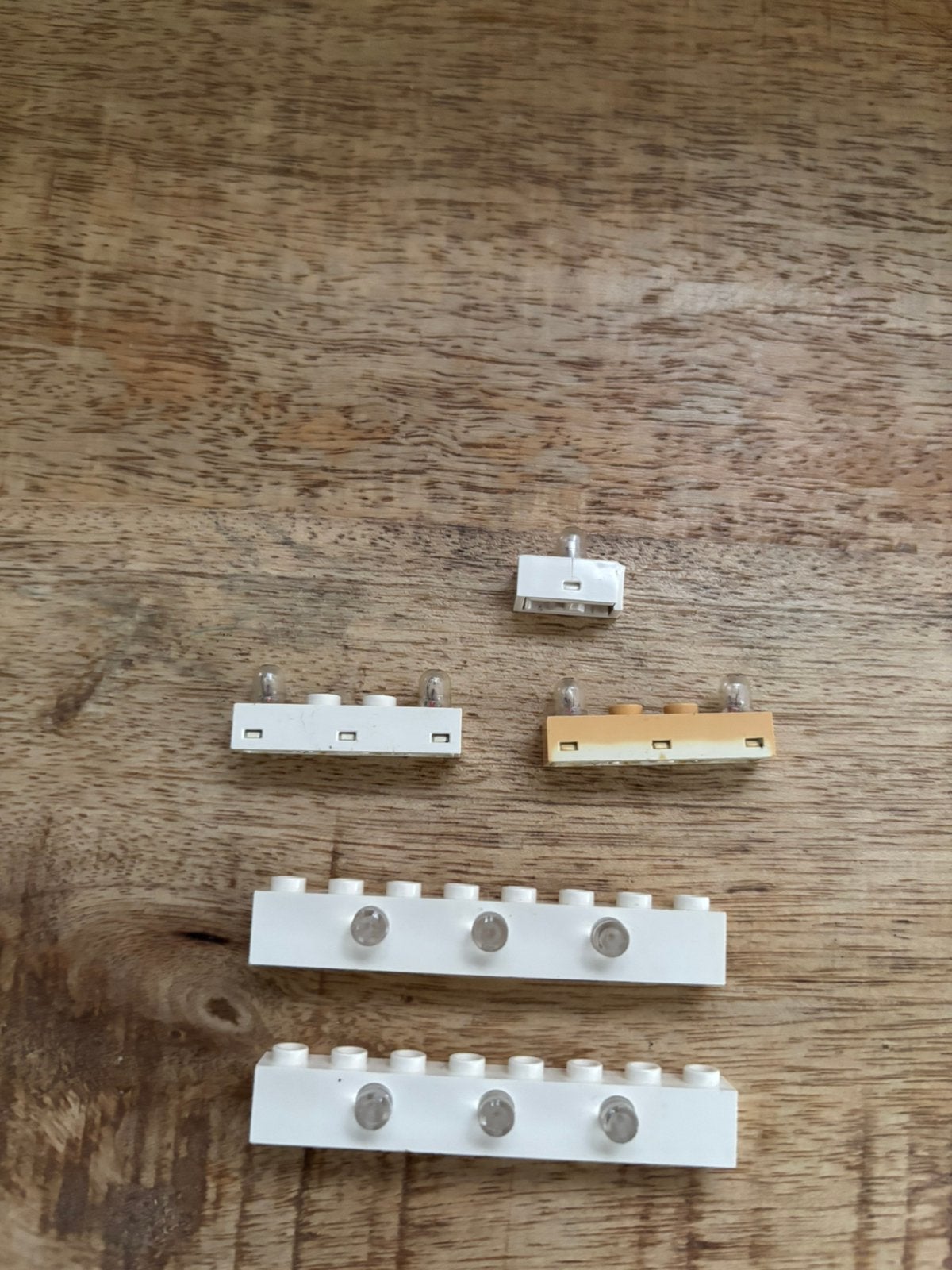 lego licht en geluid blokjes 9 volt 3 stuks, Kinderen en Baby's, Ophalen of Verzenden, Gebruikt, Losse stenen, Lego