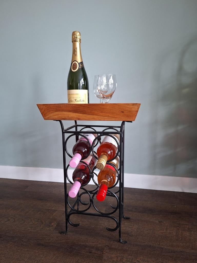 Wijnrek / bijzettafel, Ophalen