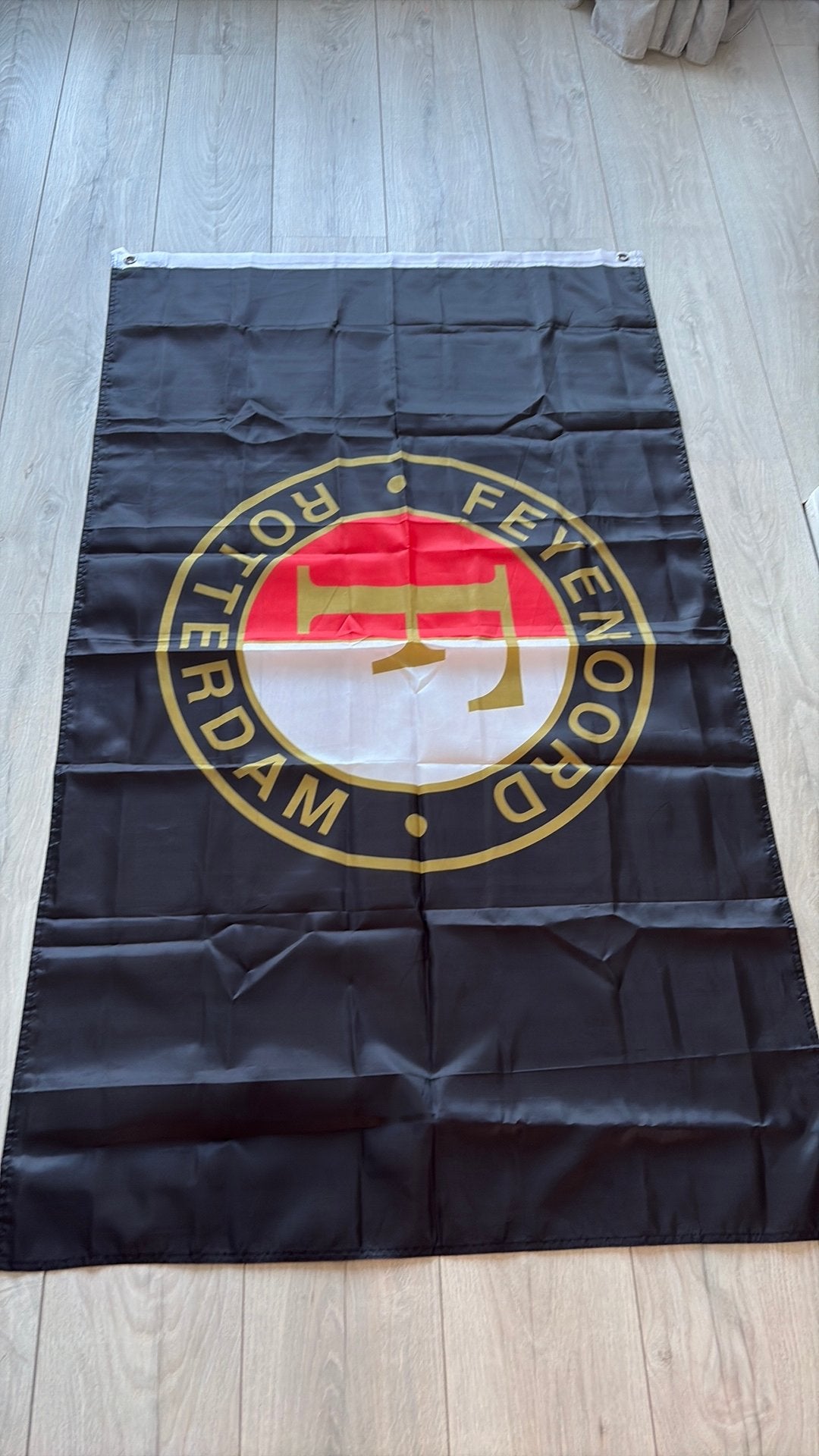 Feyenoord Rotterdam vlag 150x90 Nieuw, Diversen, Vlaggen en Wimpels, Ophalen of Verzenden, Zo goed als nieuw