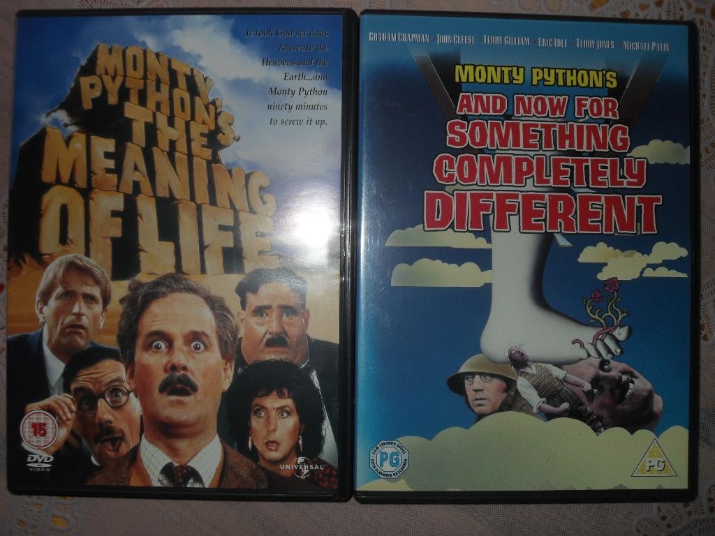 2 DVD'S MONTY PYTHON., Vanaf 16 jaar, Ophalen of Verzenden, Zo goed als nieuw, Overige typen