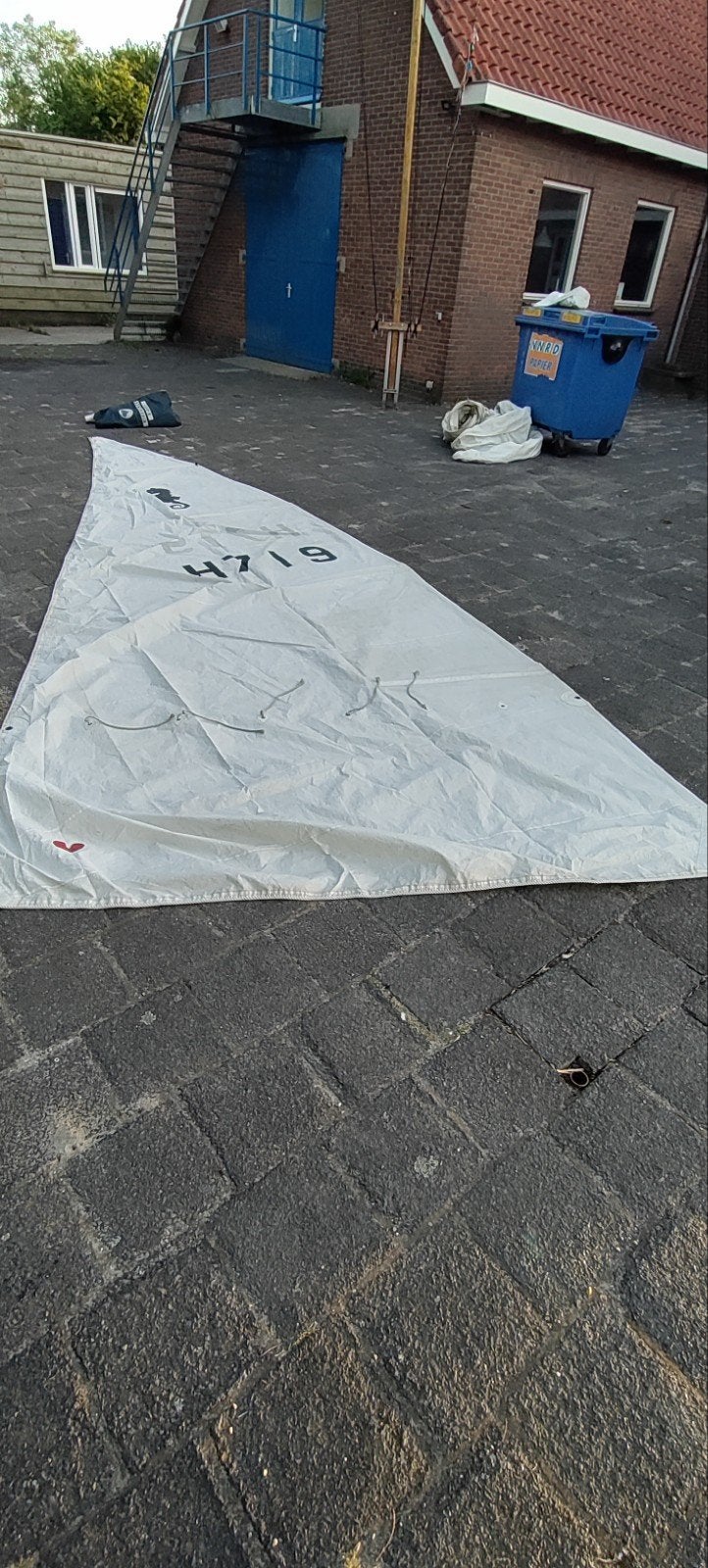 Grootzeil voor Sailhorse/Seahorse - Steun Waterscouting!, Watersport en Boten, Ophalen, Gebruikt, 3 tot 6 meter, Minder dan 15 m²