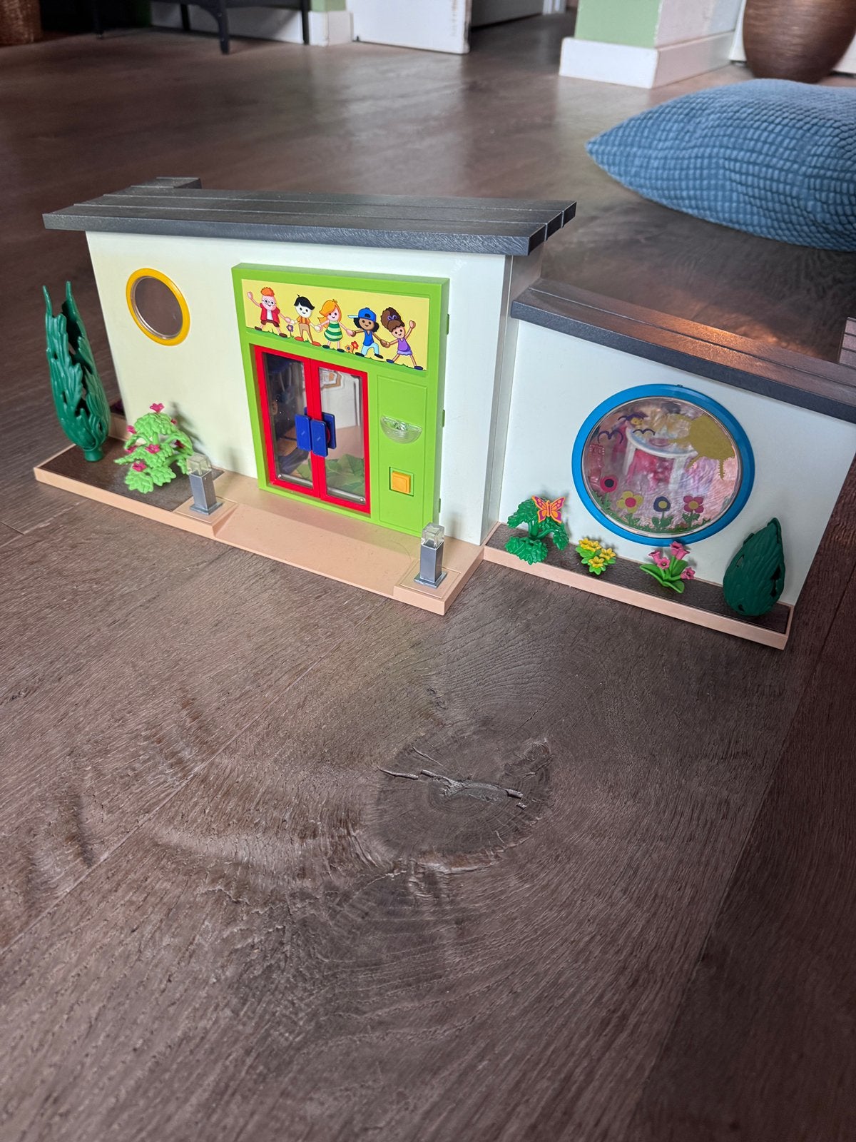 Playmobi kinderdagverblijf en extra’s, Kinderen en Baby's, Ophalen, Gebouw, Complete set, Zo goed als nieuw