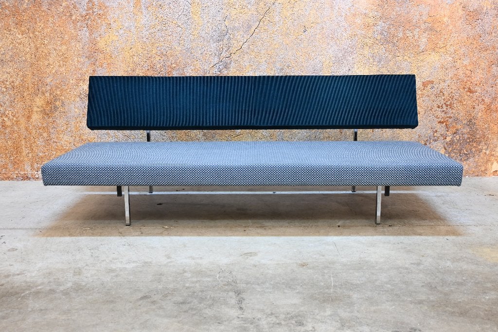 ZGANieuw fraaie stoffen Gispen 540 design (slaap) bank, Gipsen, 150 tot 200 cm, Gipsen, 75 tot 100 cm