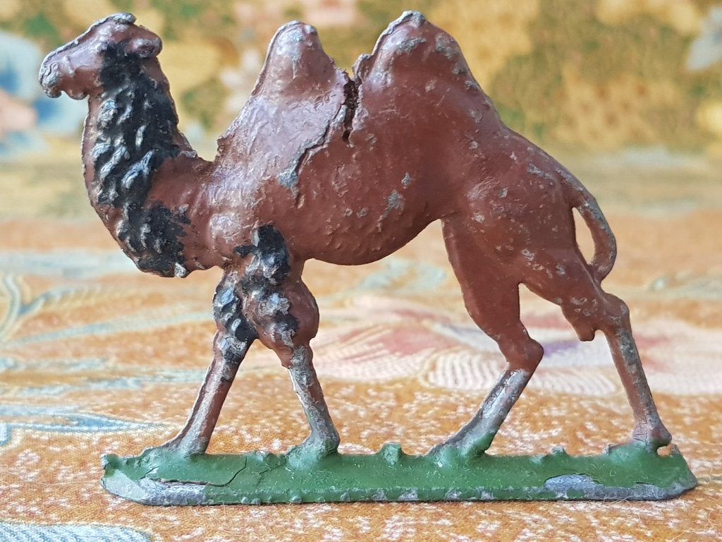 9 wilde dieren antiek speelgoed uit Engeland van tin., Antiek en Kunst, Ophalen of Verzenden