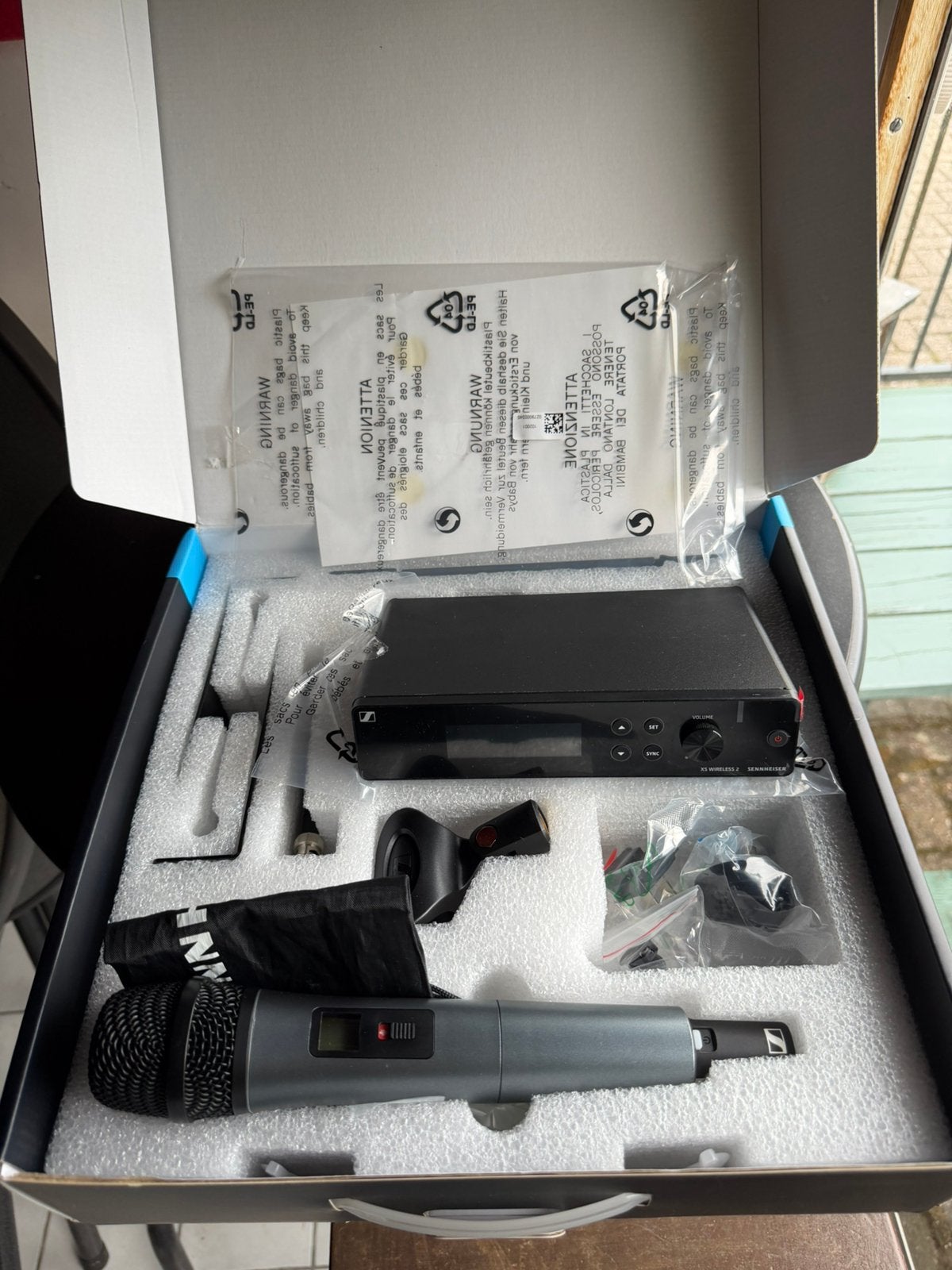 Sennheiser XSW 2-835-A, Ophalen of Verzenden, Zo goed als nieuw, Zangmicrofoon, Draadloos