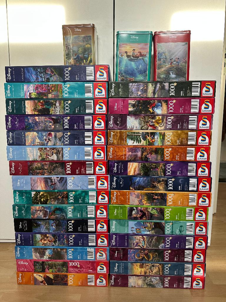 SCHMIDT Thomas Kinade Disney NIEUW 1000/500 stukjes, Ophalen of Verzenden, 500 t/m 1500 stukjes, Nieuw, Legpuzzel