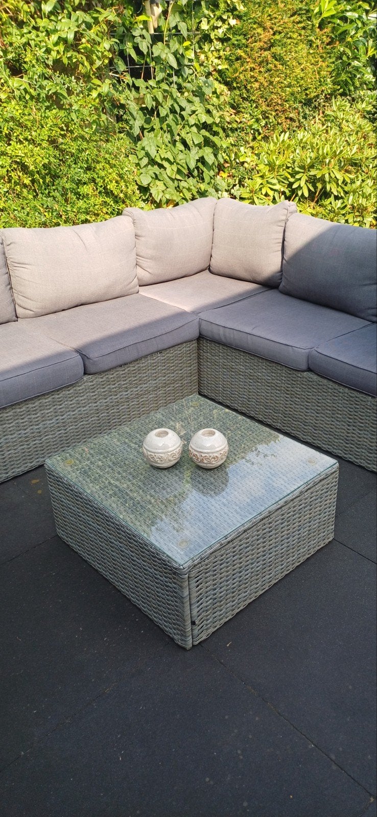 Sens-line loungeset, Ophalen, Gebruikt, Wicker, Loungeset