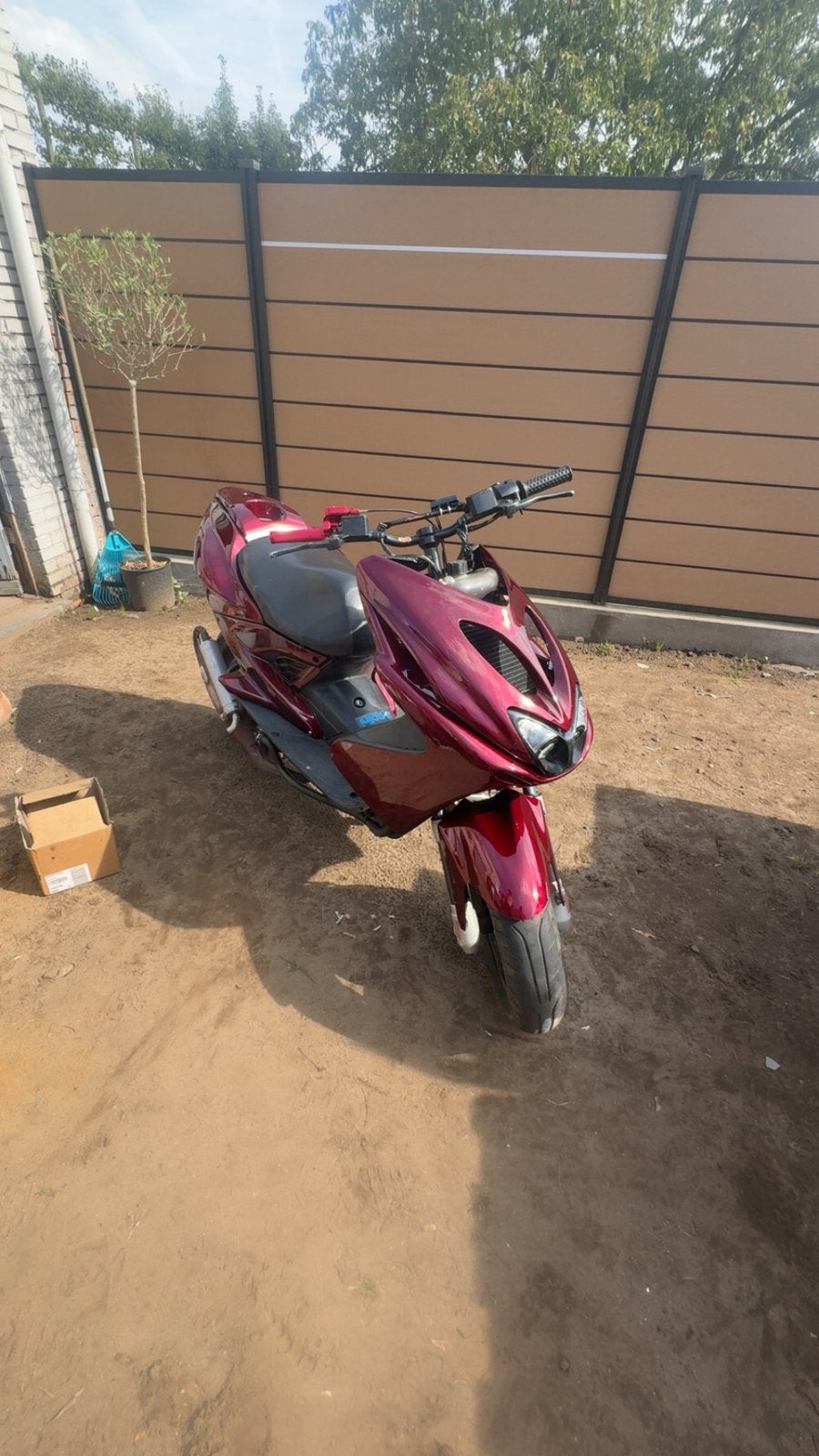 Yamaha aerox 70 cc, Ophalen, Tweetakt, Aerox, Maximaal 45 km/u
