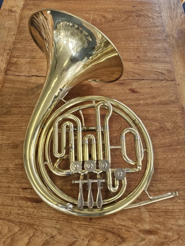 Paxman Studenti Bb/F compensated double French Hoorn, Muziek en Instrumenten, Blaasinstrumenten | Hoorns, Ophalen, Gebruikt, Bes-hoorn