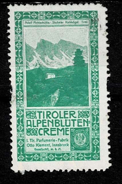 sluitzegel Duitsland TIROLER ALPENBLÜTEN CREME, Ophalen of Verzenden, Overige thema's