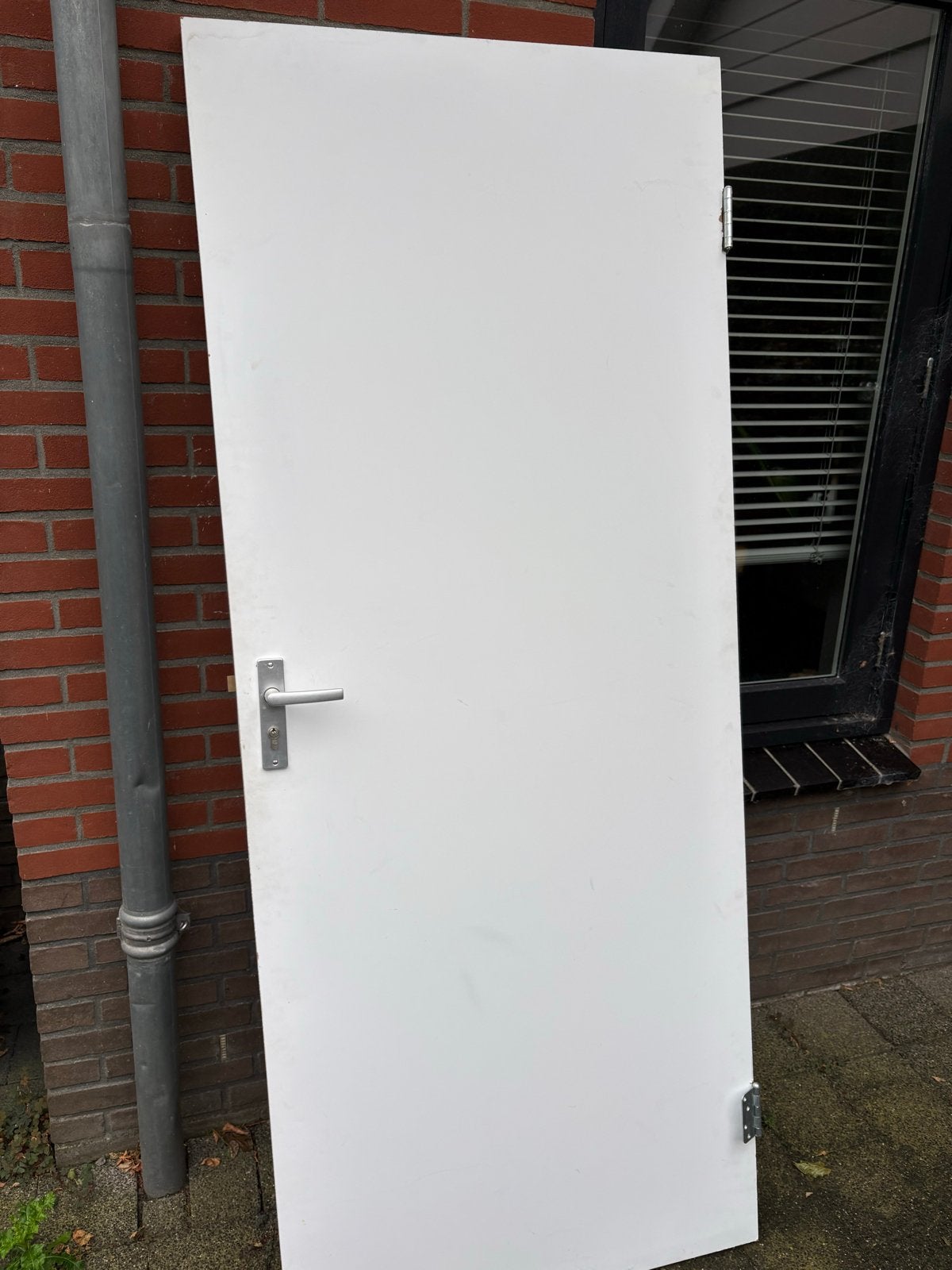 Binnendeur 199x82x4 cm met slot en sleutel, Ophalen, Gebruikt, 80 tot 100 cm, Binnendeur