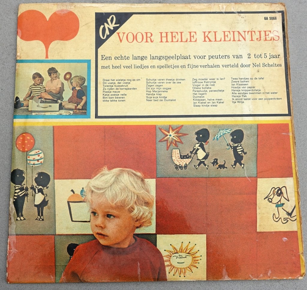 Nel Scheltens  Voor Hele Kleintjes LP - Liedjes & Verhalen, Cd's en Dvd's, Vinyl | Kinderen en Jeugd, LP, Gebruikt, Verhaal of Sprookje