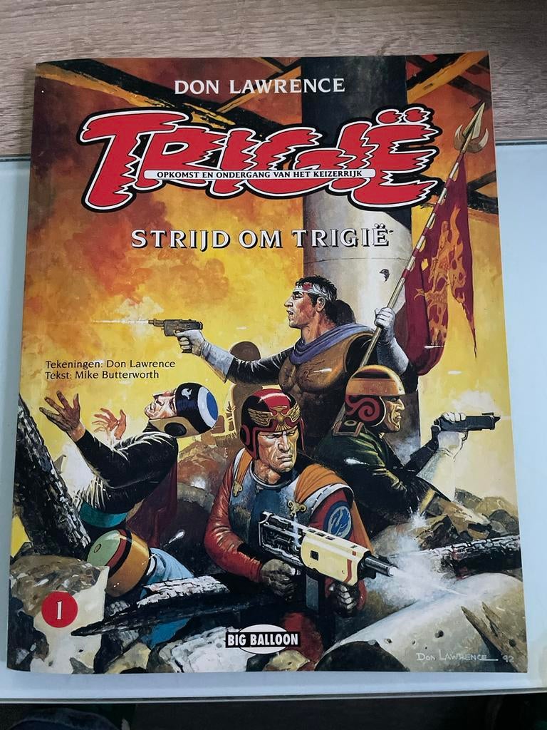 Trigie: Strijd om Trigie - Don Lawrence stripboek, Eén stripboek, Ophalen, Zo goed als nieuw