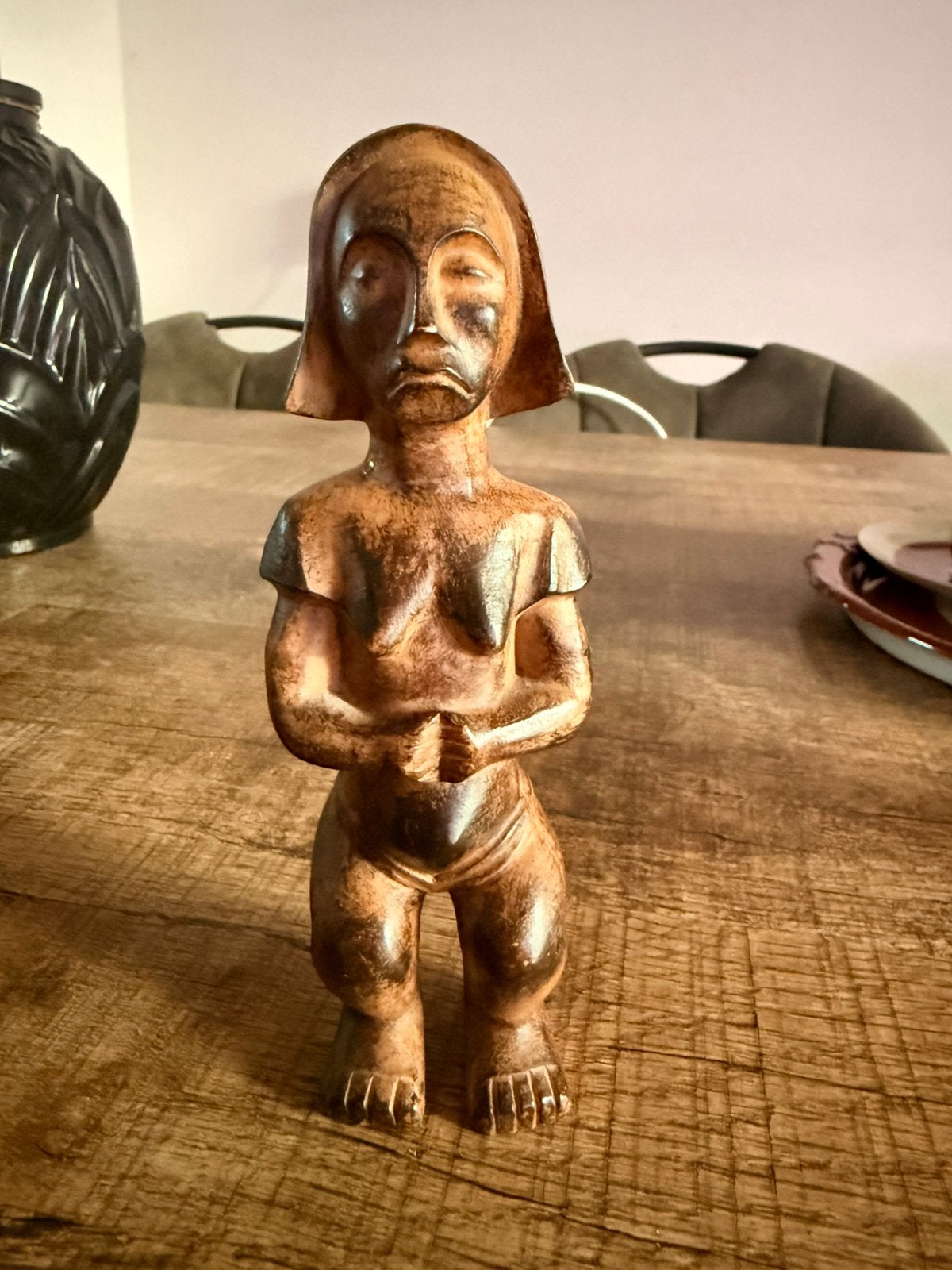 Vruchtbaarheidsbeeld beeld hout houten Afrika, Ophalen of Verzenden