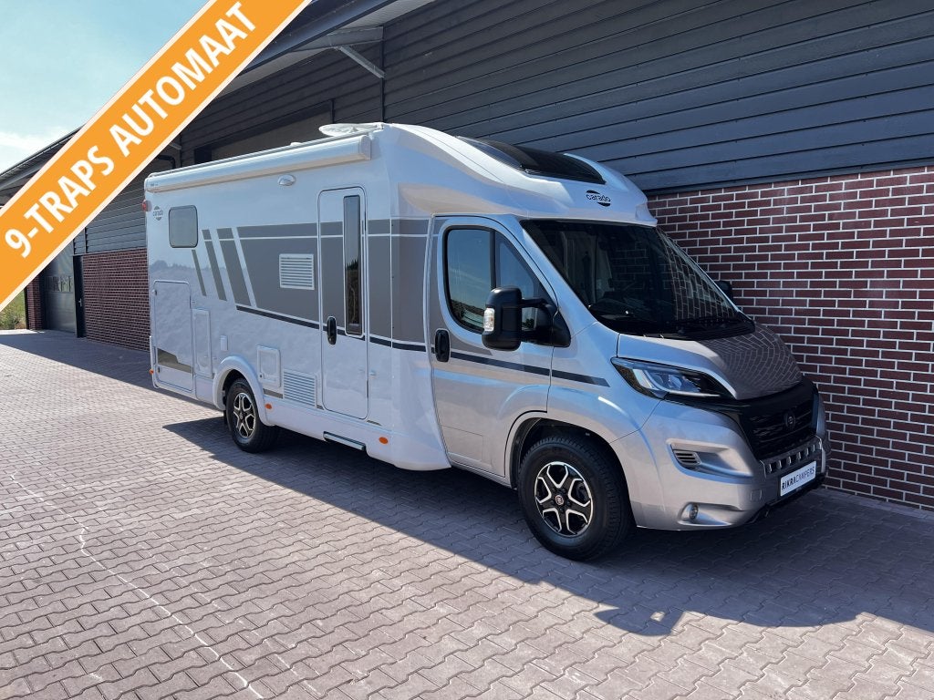 Carado T 338 PRO+ Automaat/Lengtebedden/Hefbed/Sat+TV, Automaat, Fiat, 6 tot 7 meter, Bedrijf