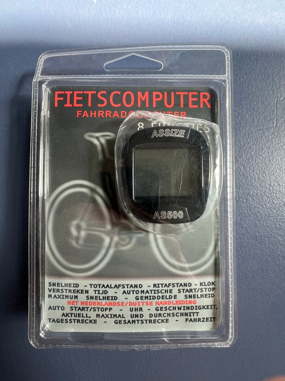 Nieuwe fietscomputer AS500 - Nooit gebruikt, Ophalen of Verzenden, Draadloos, Nieuw