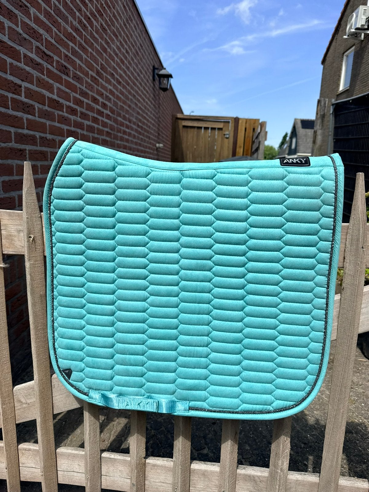 Anky dekje ‘pool blue’, Full (L), Gebruikt, Dressuurdekje, Ophalen of Verzenden