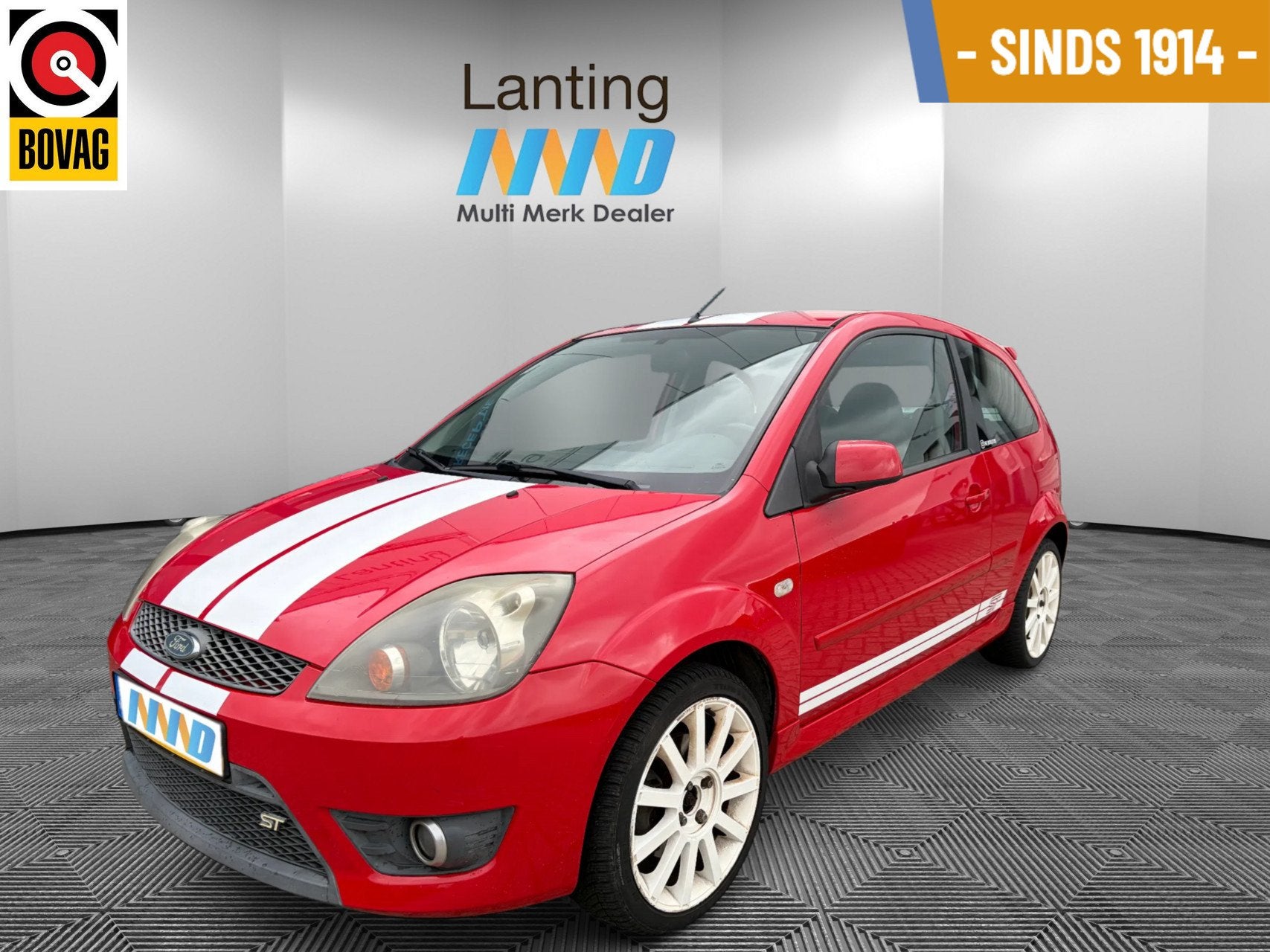 Ford Fiesta 2.0-16V ST | originele ST met 150PK, Auto's, Voorwielaandrijving, 1037 kg, Zwart, 4 cilinders
