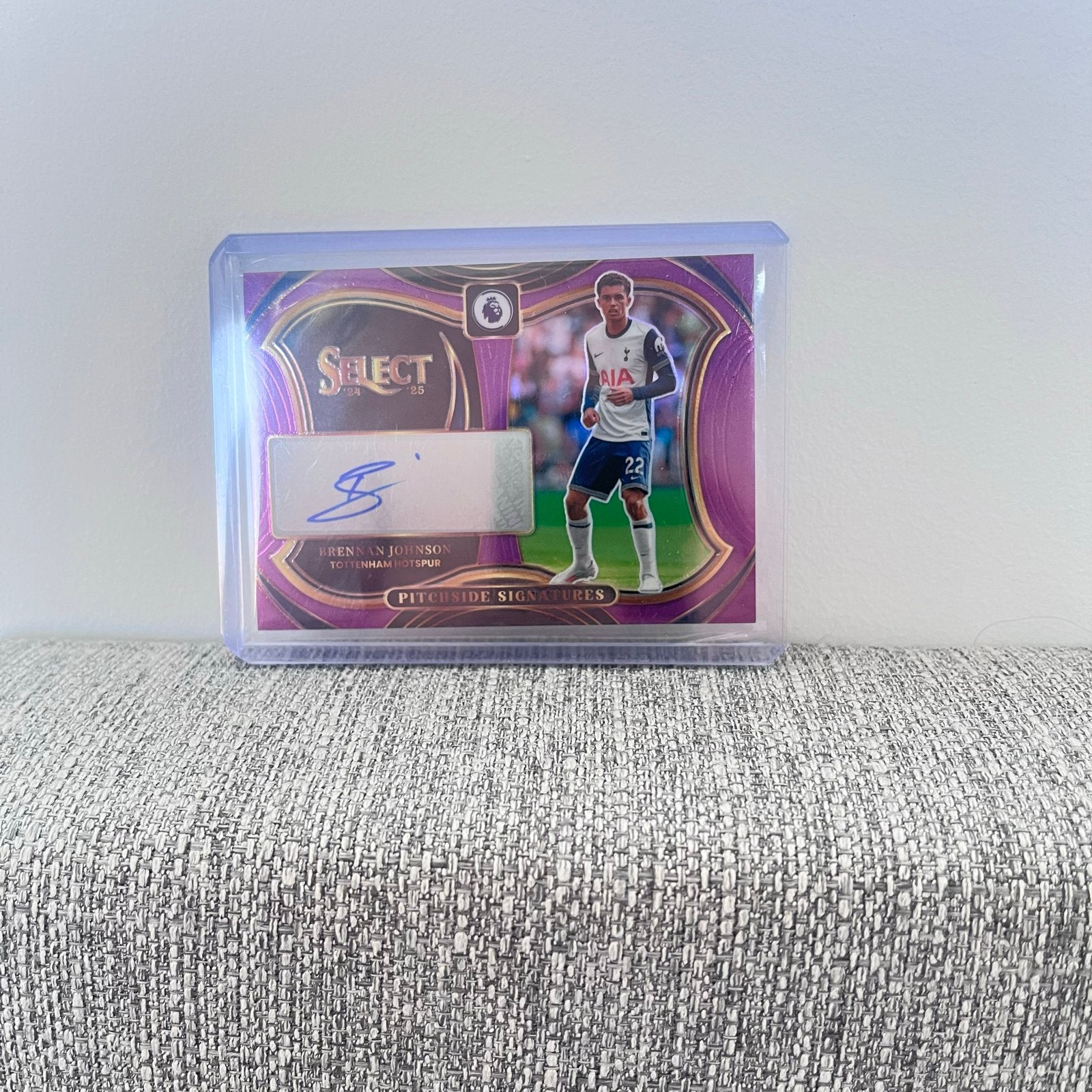 Brennan Johnson Tottenham Hotspur Panini Select Auto Kaart, Verzamelen, Ophalen of Verzenden, Zo goed als nieuw, Buitenlandse clubs